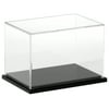 Plymor Clear Acrylic Display Case with Black Base, 6" x 4" x 4"
