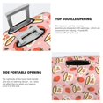 thumbnail image 3 of Gukieu Floral Mugs And Strawberries Print Suitcase Protective Cover, Elastic Zipper Buckle Suitcase Protective Cover, Suitable for Travel, Business Trip-Small, 3 of 7