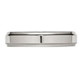 thumbnail image 3 of Mens 5mm Comfort Fit Ridged Edge Titanium Wedding Band Ring, 3 of 5
