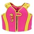 thumbnail image 1 of Kids Swim Vest Convenient Zipper Fin Design Comfortable Soft Pink Float Swimsuit Buoyancy Vest for Boating Surfing Rafting S, 1 of 14