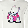 thumbnail image 4 of Inktastic Material Girl Westie Dog Long Sleeve T-Shirt, 4 of 5