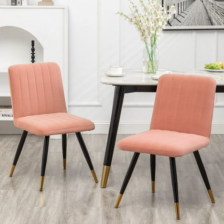 Suede pink chair sale