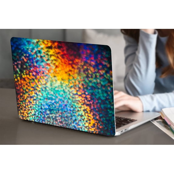 KSK KAISHEK Protective Case Hard Cover Compatible with Newest MacBook Air 13 inch with Touch ID USB Type-C + Black Keyboard Cover Model: A2337 m1&A2179&A1932 (Flower 1539)