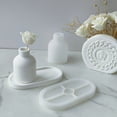 thumbnail image 4 of Vase Tray Set Desktop Arrangement Silicone Mould Flower Arrangement Vessel Plaster Drip Mould DIY Handmade Silicone Moulds, 4 of 5