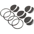 thumbnail image 2 of TINKI 12 Pcs for Tacoma 2015 2016 2017 2018 2019 2020 2021 2022 2023 Soft Carbon Fiber 3D Sticker Center Air Conditioning Vent Frame Trim Cover Interior Car Accessories, 2 of 7