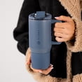 thumbnail image 5 of HydroJug Coffee Traveler 20 oz - Leak-Resistant, Ceramic-Lined Insulated Travel Coffee Mug for Hot or Cold Drinks with Flip Lid, Cascade, 5 of 6