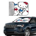 thumbnail image 6 of Hello Kitty Car Windshield Sunshades, Front Windshield Sun Shade, Hardened Sun Visor Shield Cover, Foldable Reflector For Car Truck Suv, Keeps Your Vehicle Cool, 6 of 8