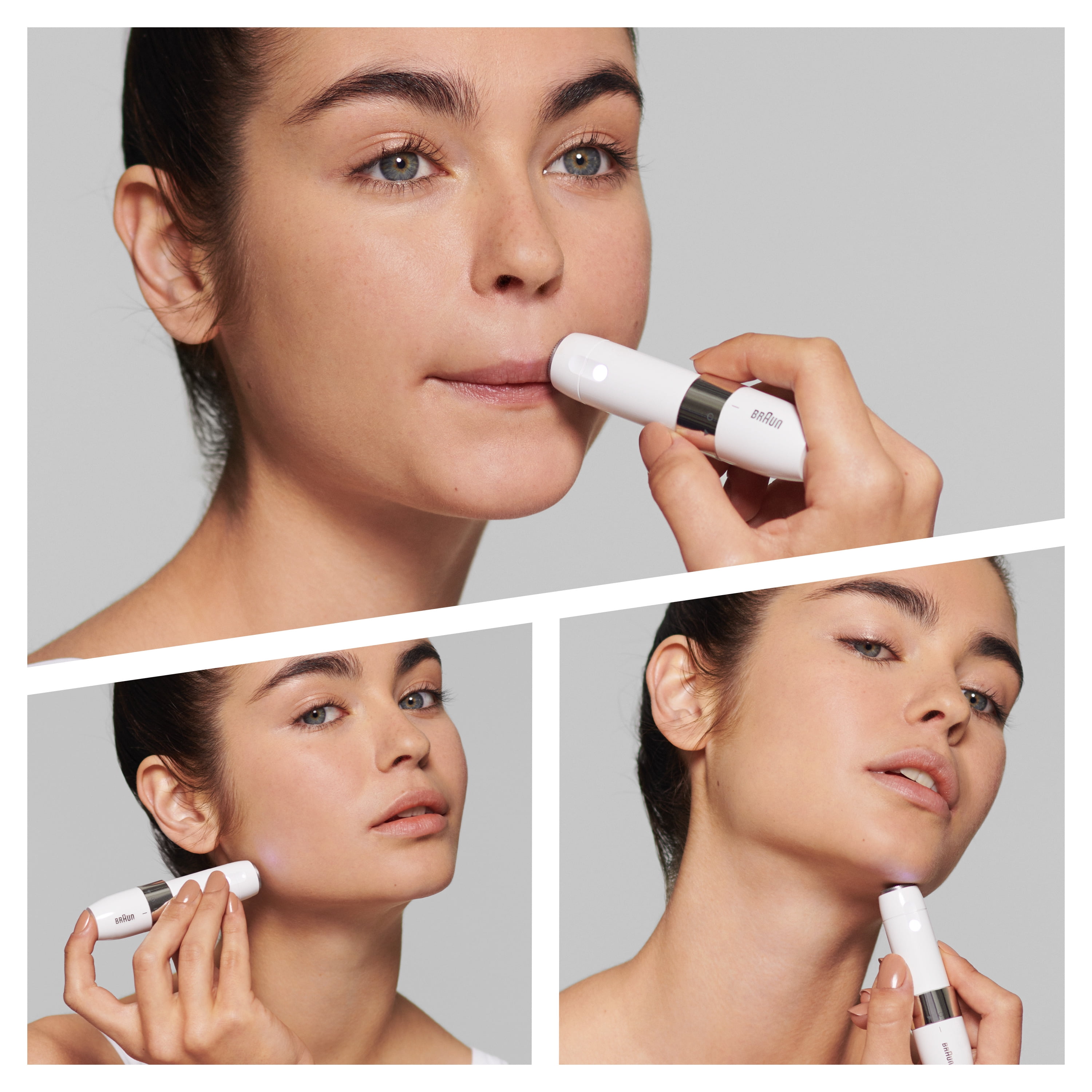 Braun Mini Hair Removal, Electric Facial Hair Removal for Women, Quick & Gentle, Finishing Touch for Upper Lips, Chin & Cheeks, for Easier Makeup Application, Ideal for On-the-Go, with Smartlight