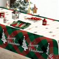 thumbnail image 4 of Mantel de Navidad, 3 piezas de mantel de Navidad desechable para mesa rectangular, 54 x 108 pulgadas, plástico, copo de nieve, árbol de Navidad, mantel decorativo, cubierta de mesa para fiestas de, 4 of 4