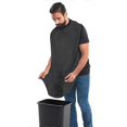 thumbnail image 3 of Black apron for shaving and beard barber cape Black Collects be, 3 of 4