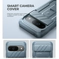 thumbnail image 3 of Dexnor for Google Pixel 9 Case with Slide Camera Cover & Built-in Screen Protector & Heavy-Duty Kickstand,Full-Body Protective Cover Rugged Bumper Cases for Pixel 9 2024, Blue, 3 of 8