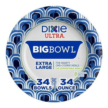 Dixie Ultra® 34 OUNCE TSF6 PAPER BOWL, 34 COUNT
