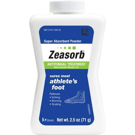 powder absorb foot z Powder Antifungal Treatment Zeasorb Athlete's Foot