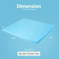 thumbnail image 7 of CL.HPAHKL 2 Inch King Mattress Topper, Cooling Gel Infused Memory Foam Mattress Topper for Sleeper Sofa, RV, Camper, CertiPUR-US Certified, Blue, 7 of 7