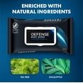 thumbnail image 6 of Defense Soap All Natural Body Wipes with Tea Tree Oil | Wrestling, Combat, Camping, Gym, Post Workout Shower Wipes for Men and Women. 40 Count, 6 of 9