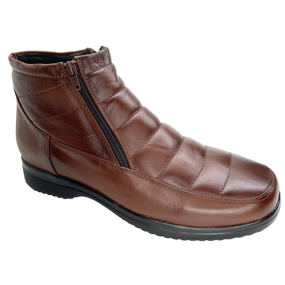 Zapato de piel de Borrego R-comodos para Caballero pie delicado doble cierre 850