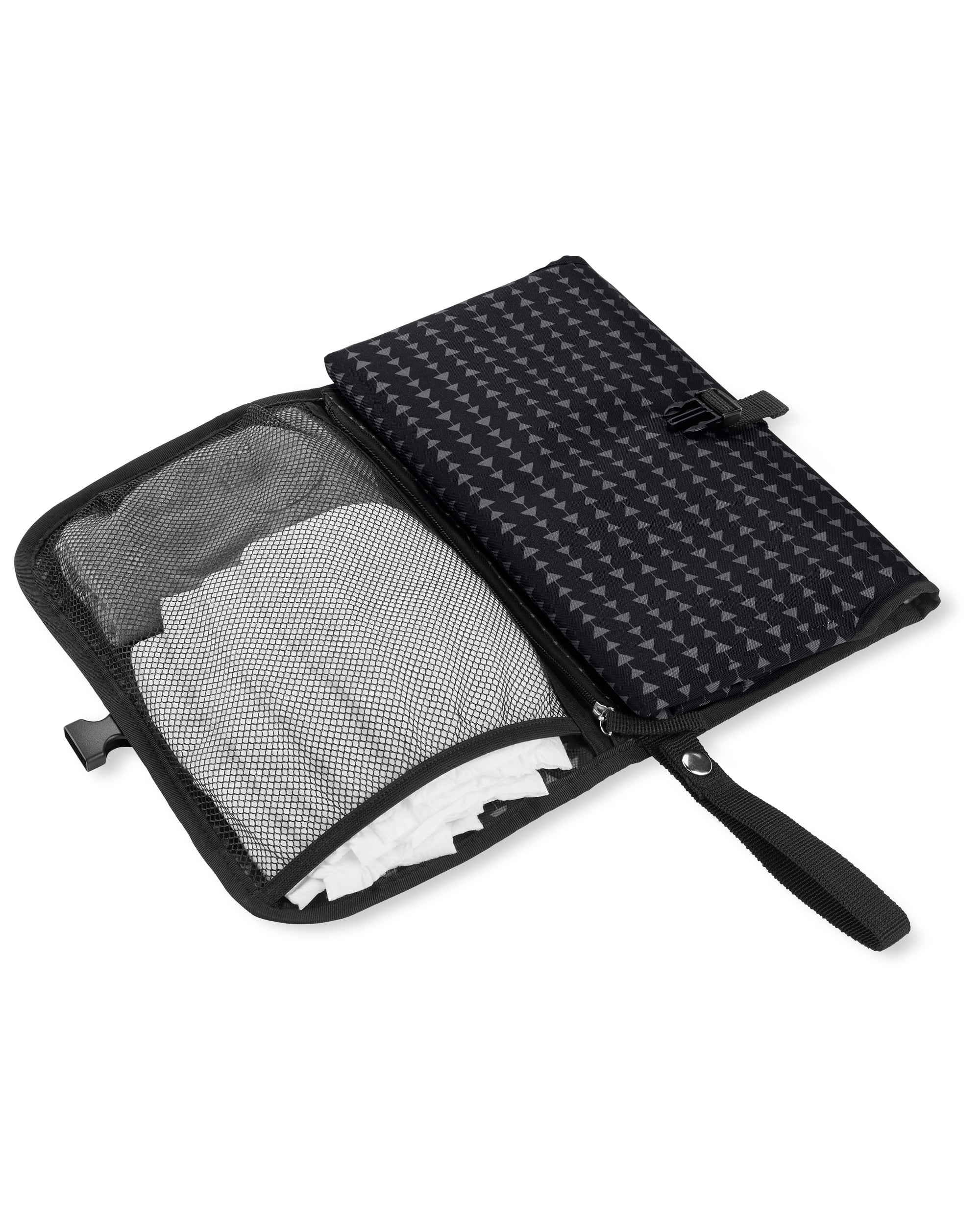 Skip Hop Express Baby Changing Station With Wipes Case, Gray, For All Age Groups