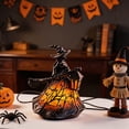 thumbnail image 5 of Gothic Spooky Witch Night Light with Holding Lantern Gothic Decorative Desktop Light Halloween Standing Night Light for Indoor Party & Spooky Outdoor Halloween Decor, 5 of 7