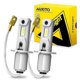 thumbnail image 1 of Auxito 2pcs H3 Led Headlight Bulb Canbus No Fan High Beam 6500k White Yellow Car Led Fog Light Driving Lamp Drl 12v Mini Design, 1 of 4
