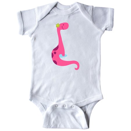 

Inktastic Cute Pink Dinosaur Gift Baby Girl Bodysuit