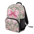 thumbnail image 2 of Pzuqiu Camo Pink Bow 17 Inch Kids School Backpack for Students Ages 6-18 Elementary Backpack with Adjustable Breathable Straps Large Capacity Lightweight Schoolbag for Back to School, 2 of 7
