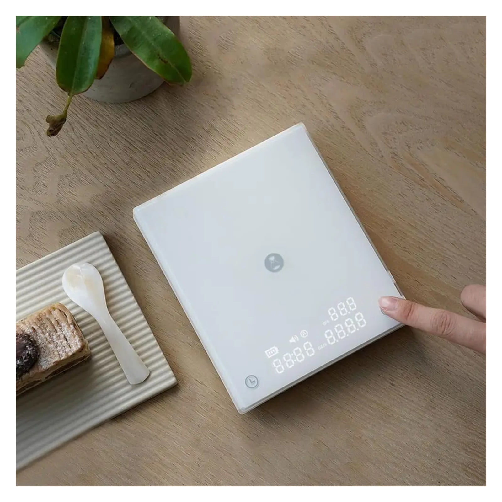 Digital Coffee Scale with Timer and Flow Rate, Espresso & Pour Over