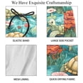 thumbnail image 4 of luoweisi Men's Beach Shorts Quick Dry Swim Trunks with Mesh Lining Sea Turtle L, 4 of 5