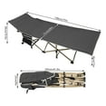 Folding Sleeping Cots for Camping & Hunting, Travel Tent Cots Gray With