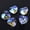 Clear AB, variant on 10pcs 10mm 14mm Heart Crystal Glass Faceted Loose Beads Pendants Jewelry Making-Random Mixed-14mm