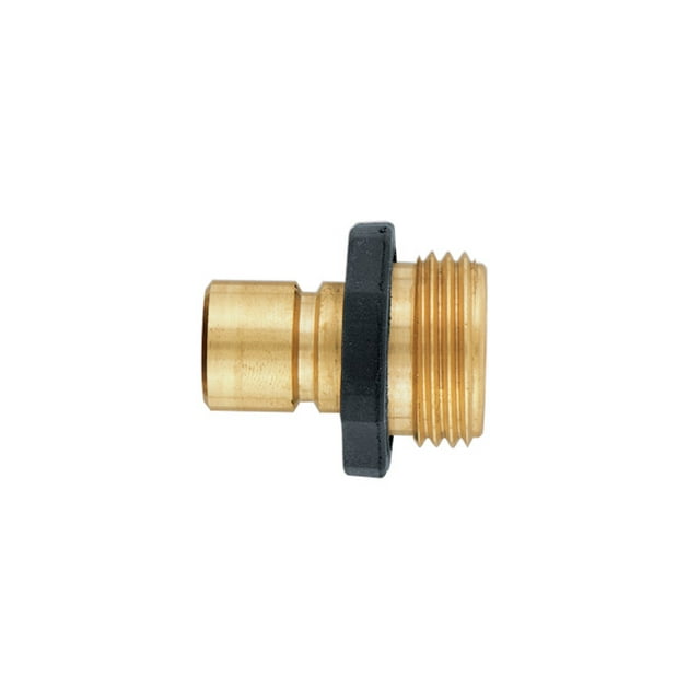Orbit Brass Male Garden Hose Quick Connect Fitting for fast disconnect - 58119N