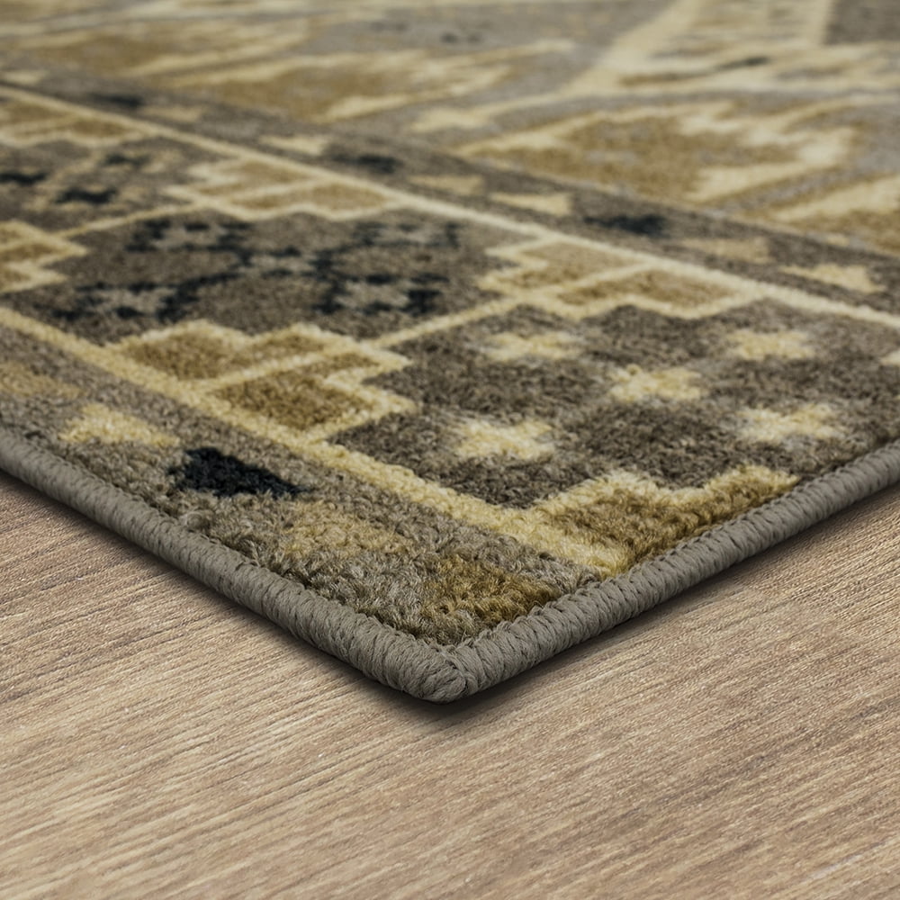 Mohawk Home Jackson Geo Grey Area Rug, 7' 6" x 10'