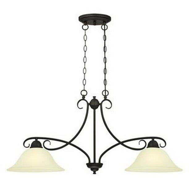 Westinghouse 6305900 Dunmore Two Light Indoor Island Pendant 44 Oil Rubbed Bronze Com Westinghouse 6305900 Dunmore Two Light, Two Light Pendant Chandelier