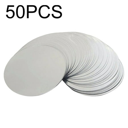 

50pcs 3inch Aluminum Foil Wine Pourer Disc Accessories Drop Stopping For Bottles