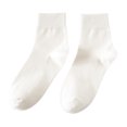 thumbnail image 1 of CSChome Socks Unisex Mid-tube No Odor Solid Color High Elasticity Slip Breathable Soft Sweat-absorption Shrink, 1 of 6