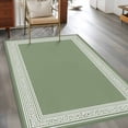thumbnail image 3 of Cameo Brown Greek Key Large Area Rugs for Bedroom Living Room, Soft Non Slip Carpet Bedside Rug, Geometric Greece Ancient Farmhouse Geo Rectangular Floor Cover Kitchen Accent Rug 4'x6' for Office, 3 of 9
