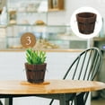 thumbnail image 1 of OULII 4pcs Small Planter Pots Vegetable Planters For Use For Succulents Flowers And Home Gardening For Patio Balcony, 1 of 6
