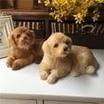 thumbnail image 3 of Realistic Plush Dog Toys, Cute Golden Retriever Stuffed Animal, Birthday Christmas Decor Gift for Family and Friends, 3 of 5