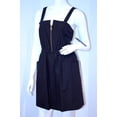 thumbnail image 2 of $220 ANDREW MARC New York ASTOR Dress PURPLE Fishnet INTERIOR Gold Zip ( 8 ), 2 of 2