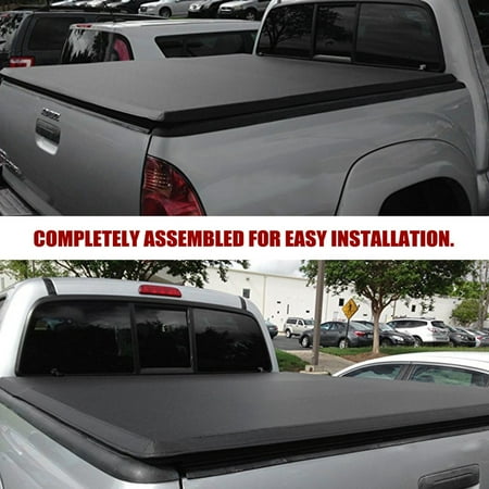5.8ft Tri-Fold Tonneau Cover For Silverado 1500 For Sierra 1500 2007-2014