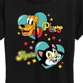 thumbnail image 3 of Disney - Pluto And Figaro - Women's Short Sleeve Graphic T-Shirt, 3 of 5