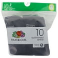 thumbnail image 3 of Fruit of the Loom Sport Ankle Socks for Women, Black, Sizes 8-12 (10-Pack), 3 of 5