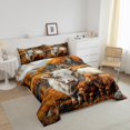 thumbnail image 3 of Erosebridal Highland Cow Catlle Bull Bedding Full Comforter Set, Rustic Farmhouse Duvet Insert, Ultra Soft 3-Piece, 3 of 7