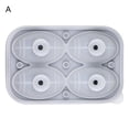thumbnail image 3 of CSChome Ice Ball Maker Non-Easily Demoulding Ice Cube Funnel Design: DIY Silicone Basketball Rugby Shape Ice Sphere Kitchen Mold, 3 of 7