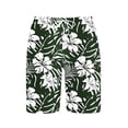 thumbnail image 6 of Men's Beach Shorts Printed Casual Athletic Shorts Elastic Waist Drawstring Side Pockets Quick Dry Lightweight Swim Trunks for Summer Vacation Pink L, 6 of 6