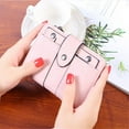 thumbnail image 3 of Women's Retro Bifold Wallet, Pink, 3 of 16