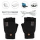 thumbnail image 5 of Guantes calefactables USB JShteea Guantes eléctricos ajustables Negro Para Estrenar, 5 of 6