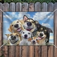 thumbnail image 3 of Dogs Smile Selfie Retriever German Shepherd Home Business Office Sign, 3 of 4