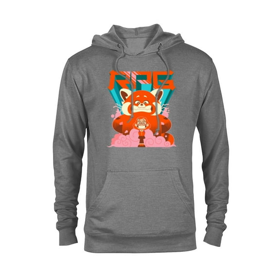 Disney and Pixar’s Turning Red RPG Red Panda Girl Mei - Pullover Hoodie for Adults - Customized-Graphite Heather