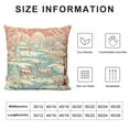 thumbnail image 5 of COMIO  Christmas Elk Pillow Covers Cute Christmas Reindeer Red White Farmhouse Winter Holiday New Year Throw Pillow Cover Cushion Case Decoration for Sofa Couch, 5 of 5