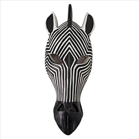 Design Toscano Tribal-Style Zebra Mask